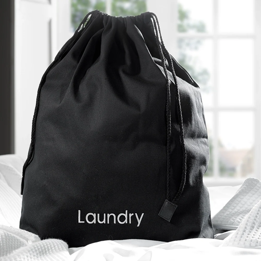 Photo of laundry bag illustrating laundry services